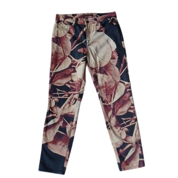 J Brand/Christopher Kane RARE Limited Edition Floral Skinny Jeans- Sz. 26 - Picture 1 of 12